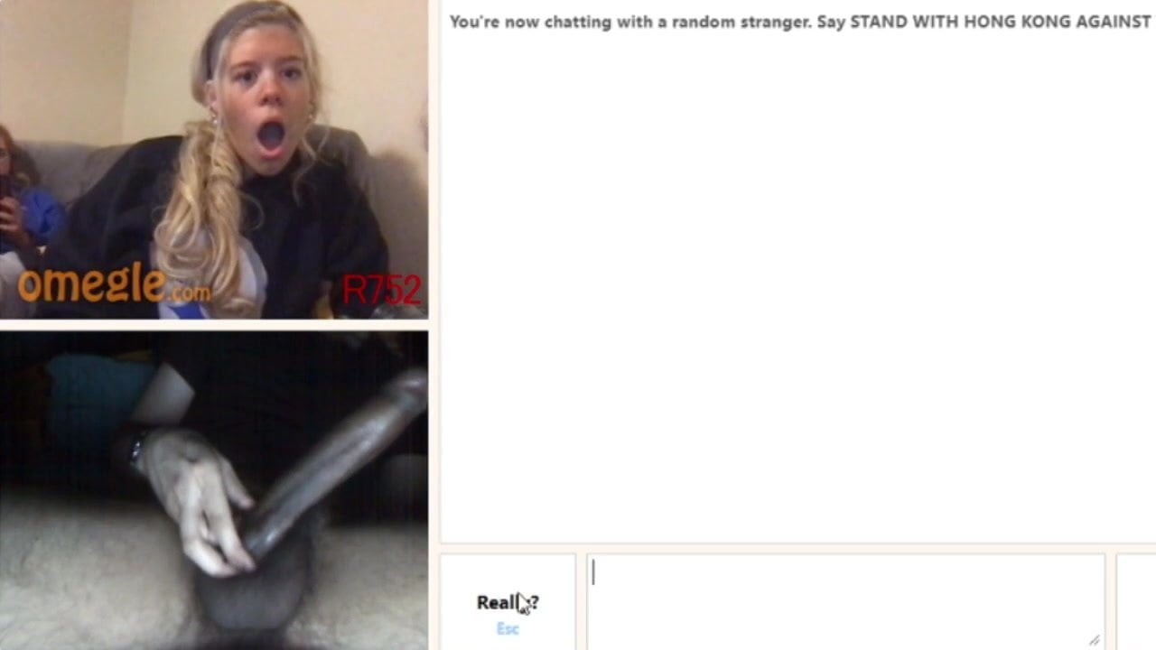 Omegle big cock reactions Vol.2 picture