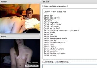 340px x 238px - Super hot couple on chat roulette! Part 1 - BEEG